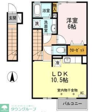 ニュータウン3の物件間取画像